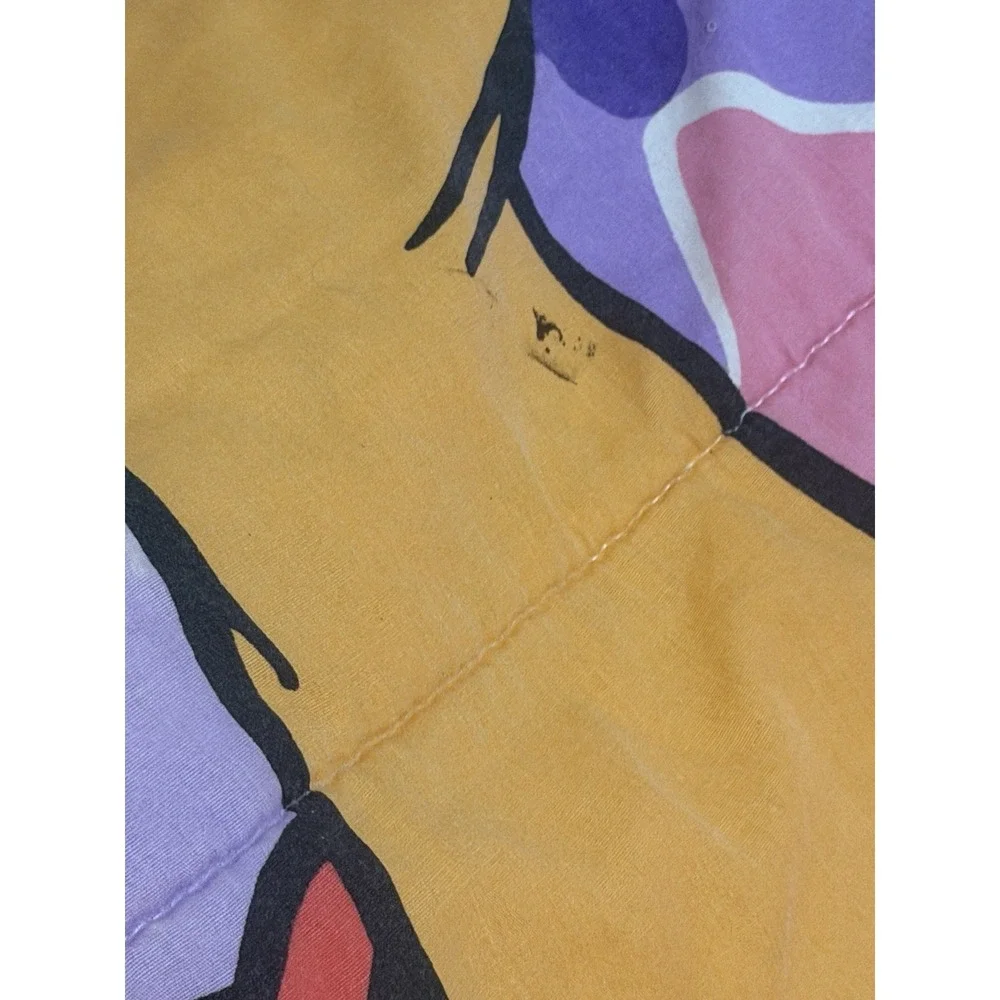 1990s Disney Winnie The Pooh & Tigger Reversible Twin Comforter READ! STAINS